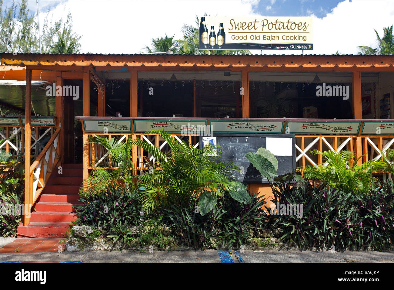 Sweet Potatoes Restaurant, traditional Barbadian restaurant at St