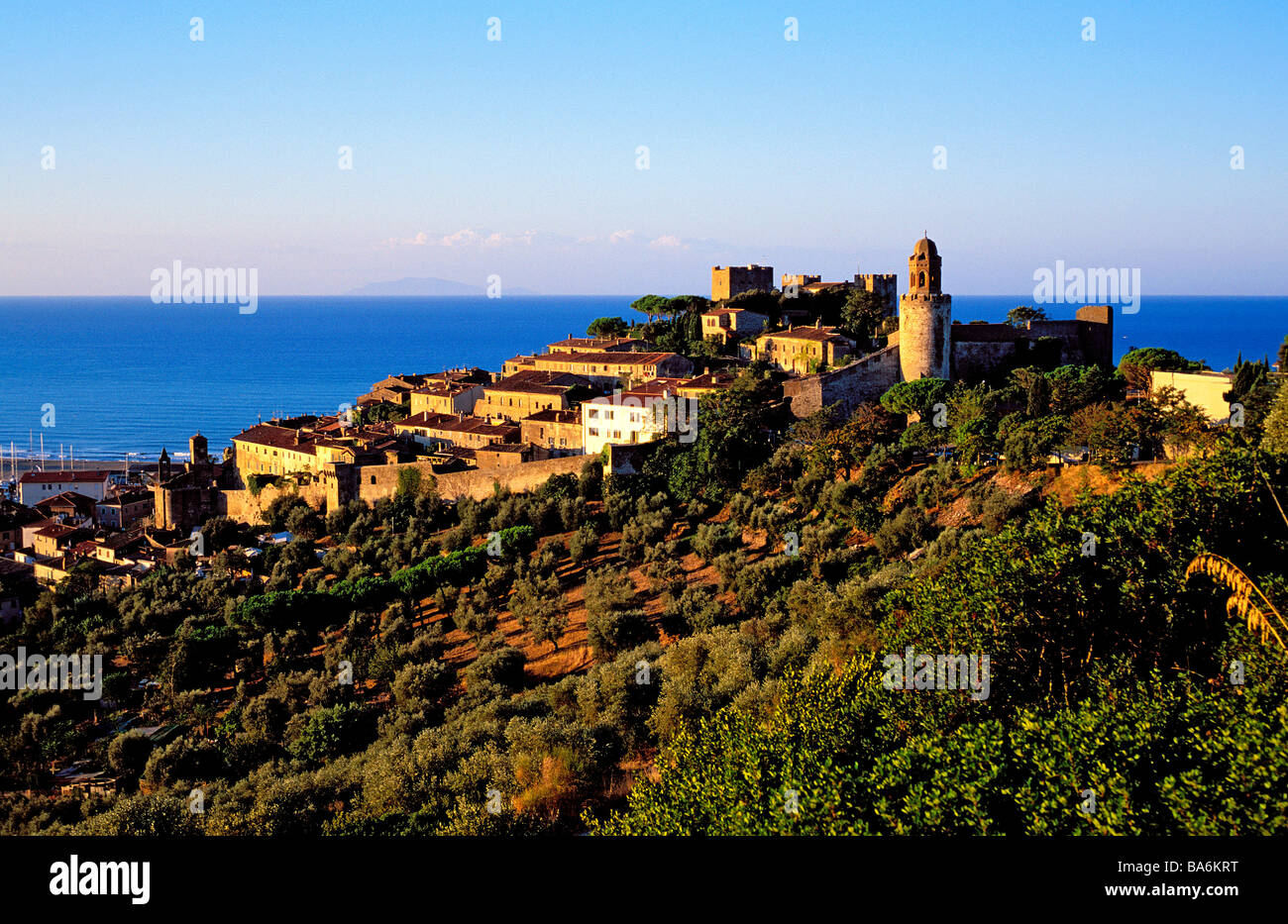 Italy, Tuscany, Grosseto province, Castiglione della Pescaia on the ...