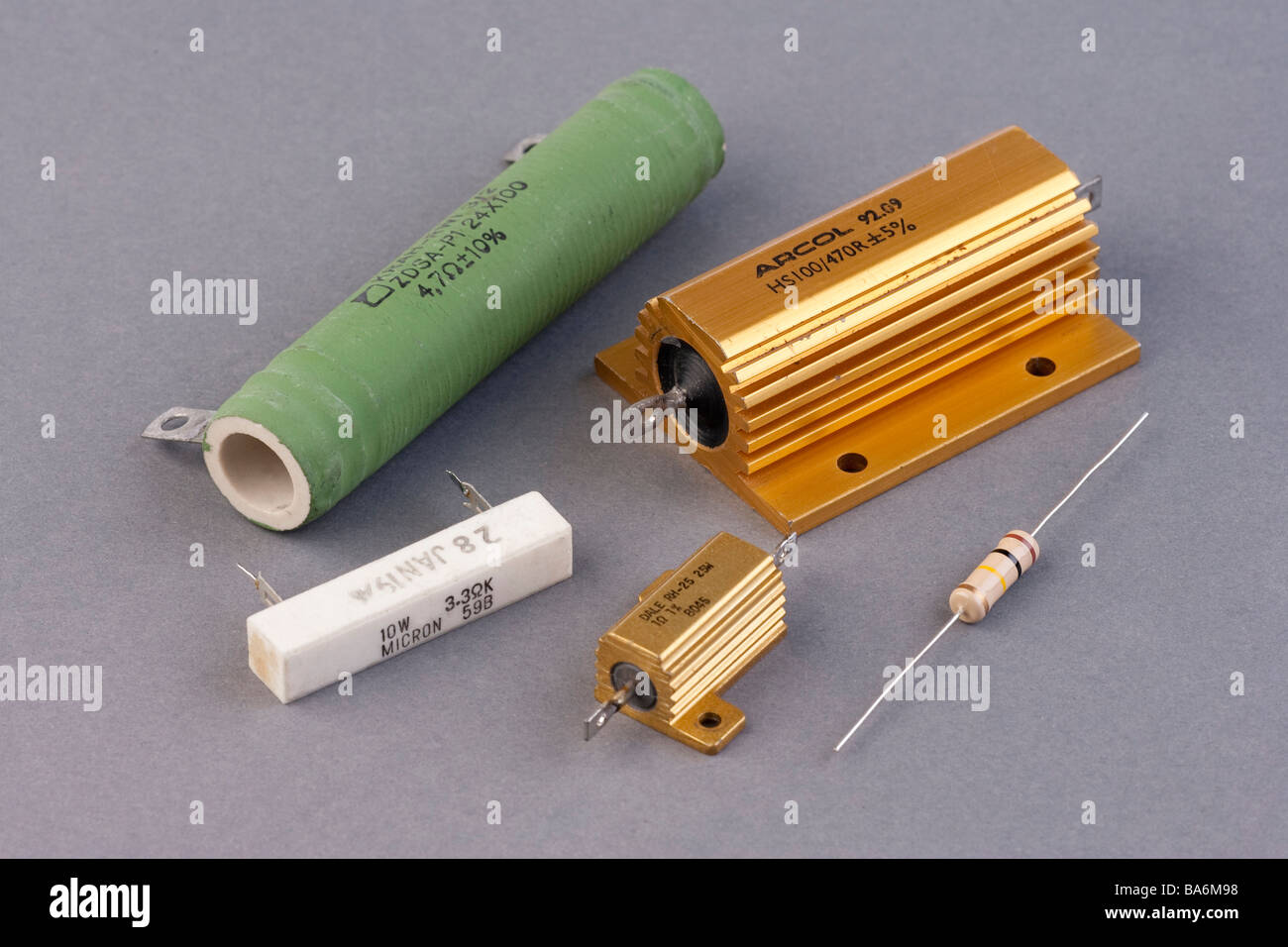 Wirewound resistors hires stock photography and images Alamy