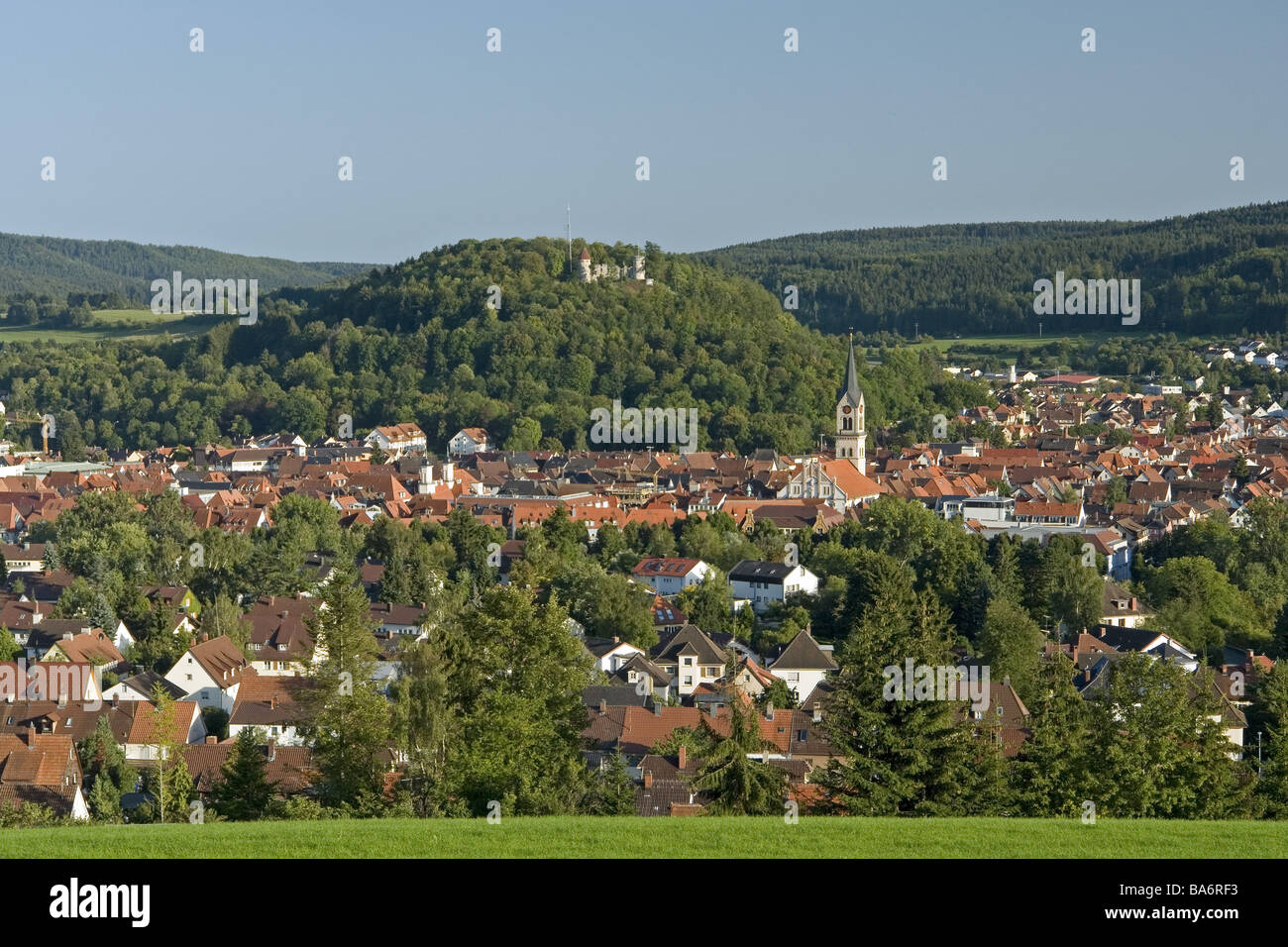 Germany Swabian Alb Tuttlingen cityoverview summers BadenWürttemberg
