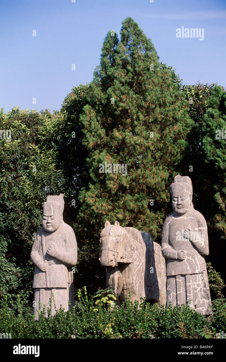 China, Henan province, Gongyi, 7 of the 9 emperors of the Song dynasty are buried along with their spouses and concubines Stock Photo