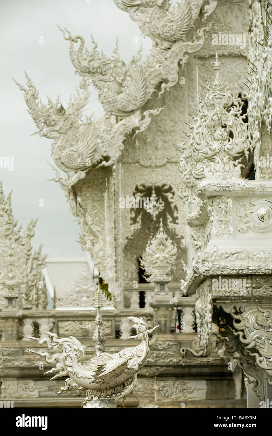 Wat Rong Khun (White temple), Chiang Rai, Thailand Stock Photo - Alamy