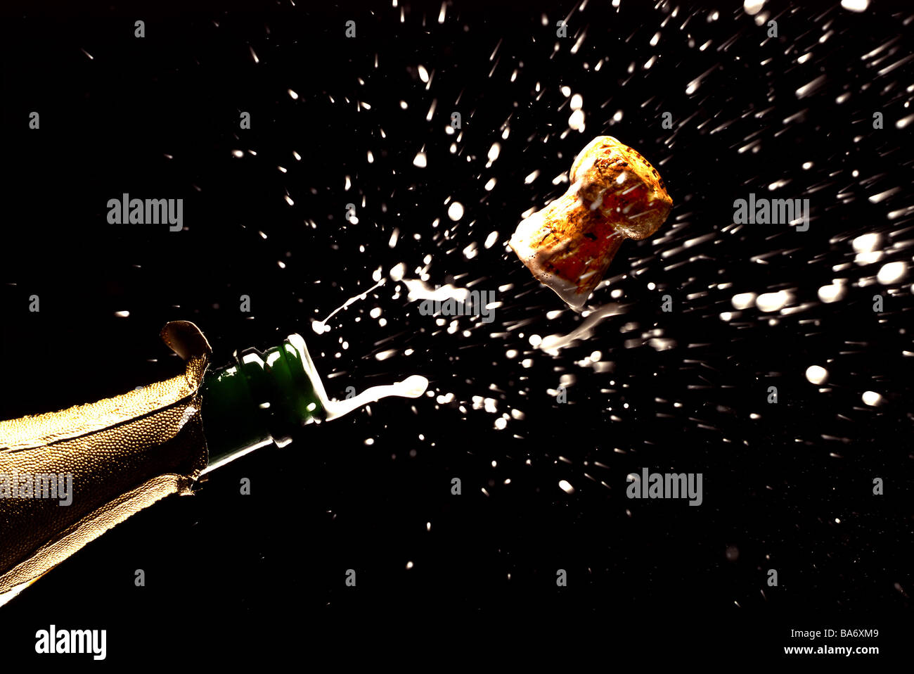 New Year's Eve champagnebottle detail corks midnight party ceremony