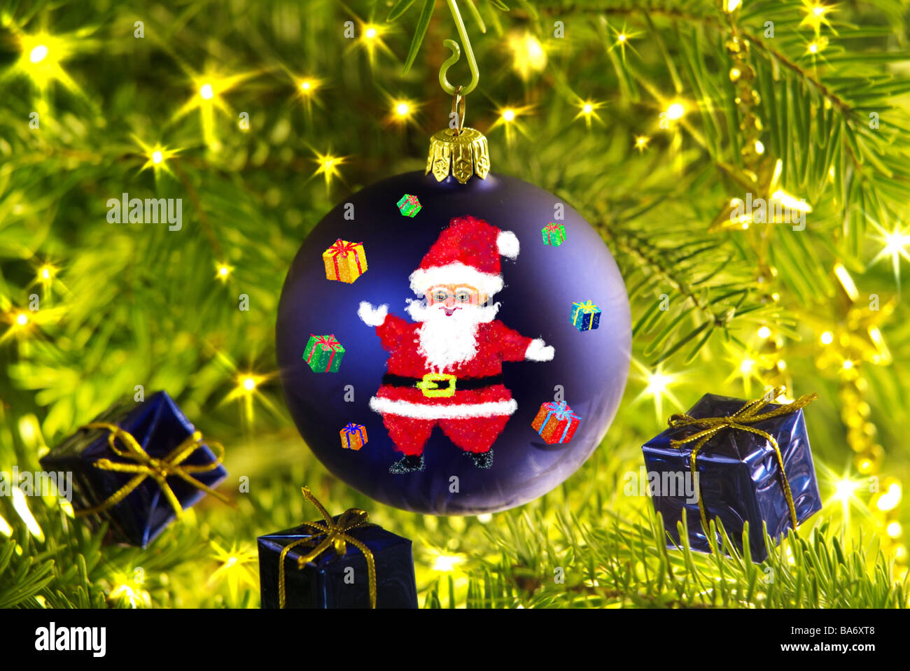 Christmas Christiantree closeup firbranches Christiantreeball blue