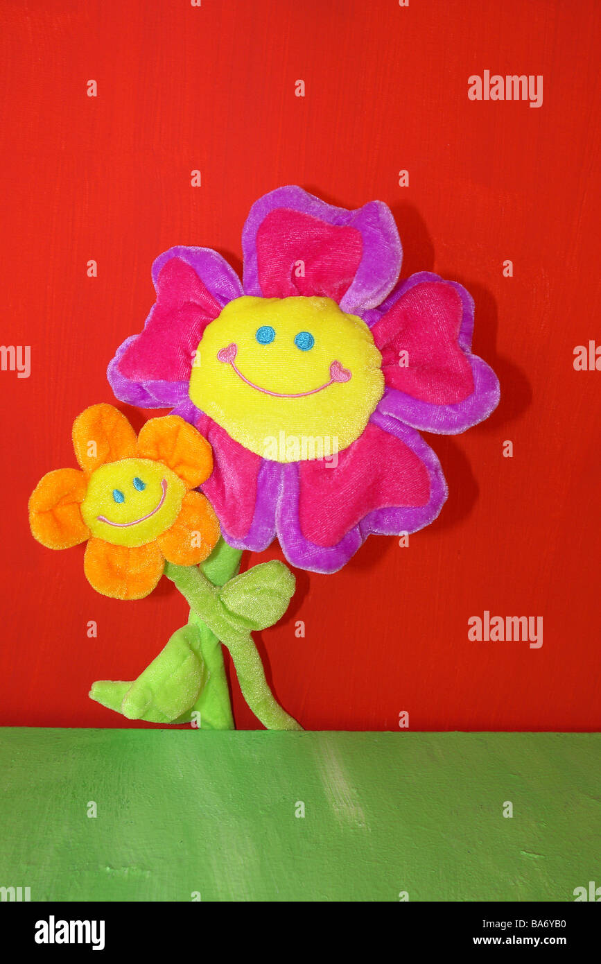 flowers with stuffed animals