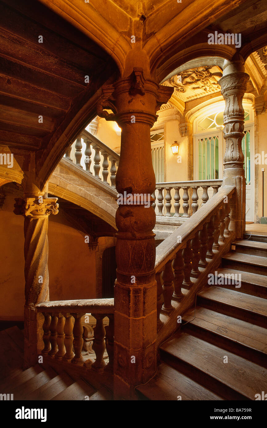 France, Dordogne, Perigord Blanc, Perigueux, L'Estrade Mansion House ...