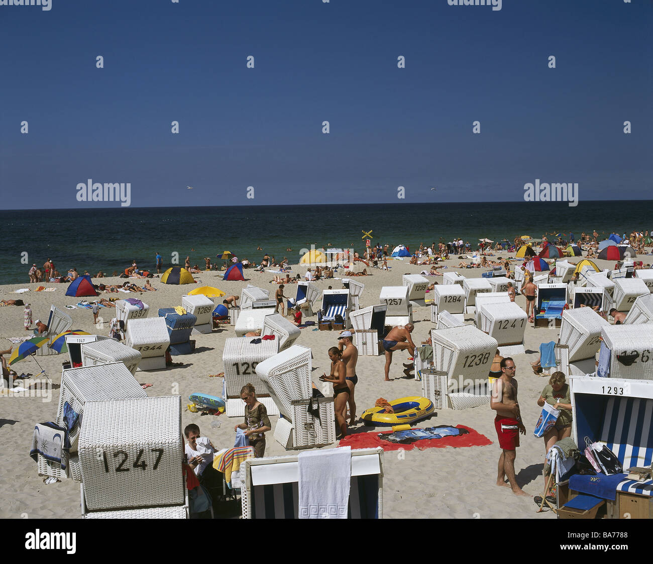 Germany Schleswig Holstein North Sea Island Sylt Westerland Beach Stock Photo Alamy