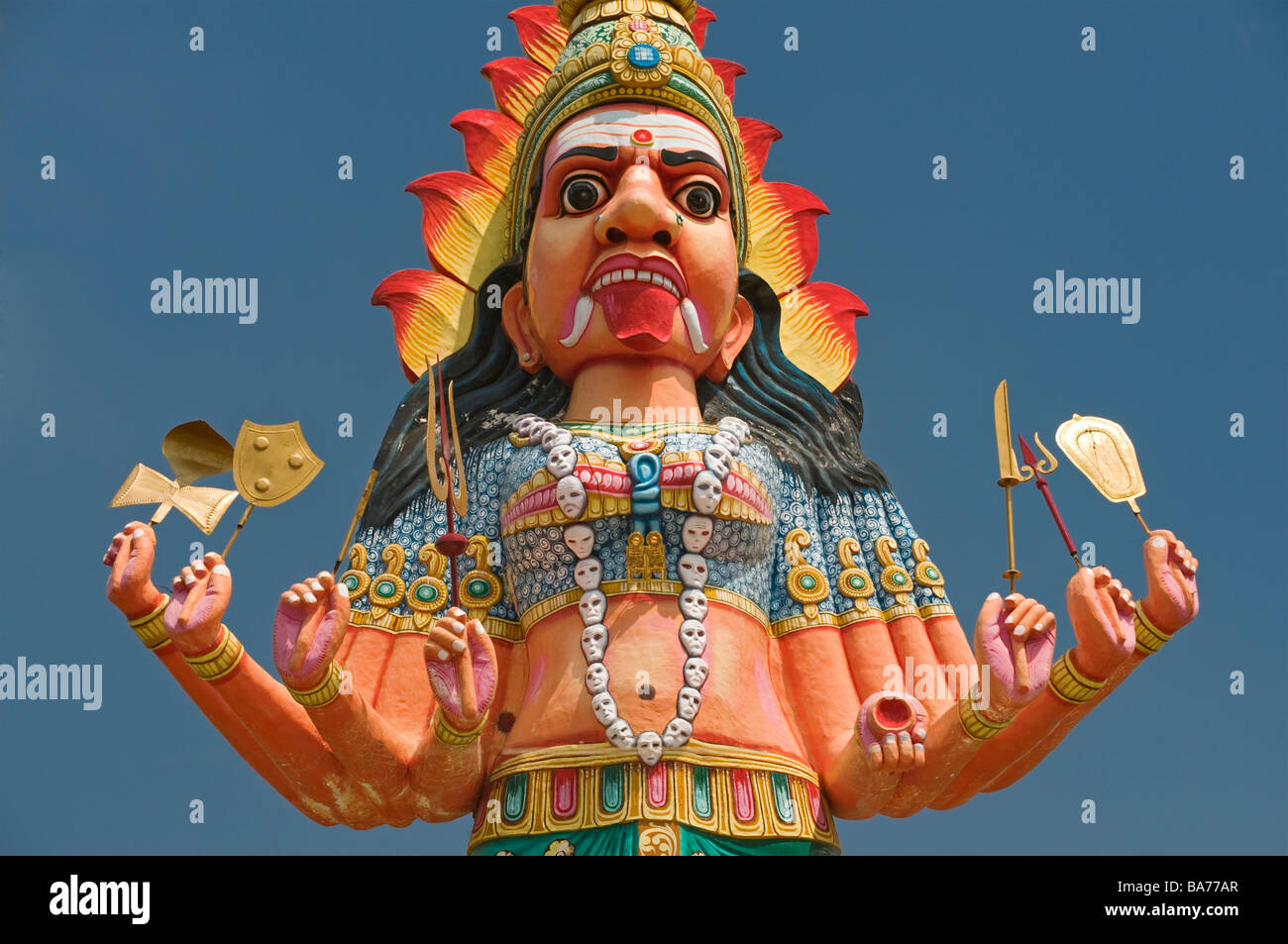 Kaliamman statue Chidambaram Tamil Nadu India Stock Photo - Alamy