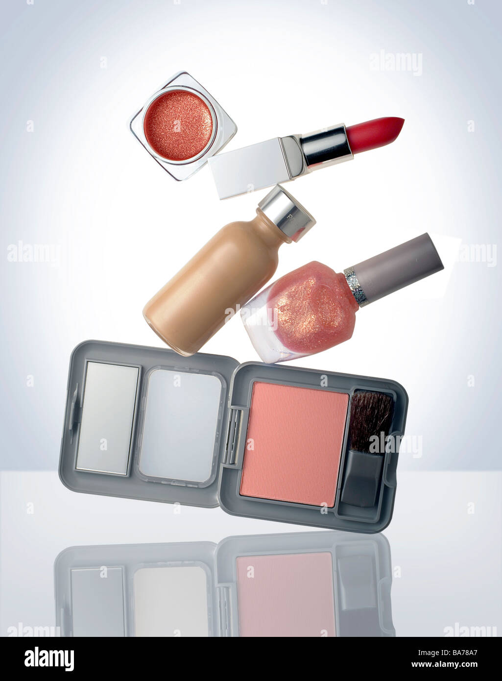 Balanced makeup Stock Photo