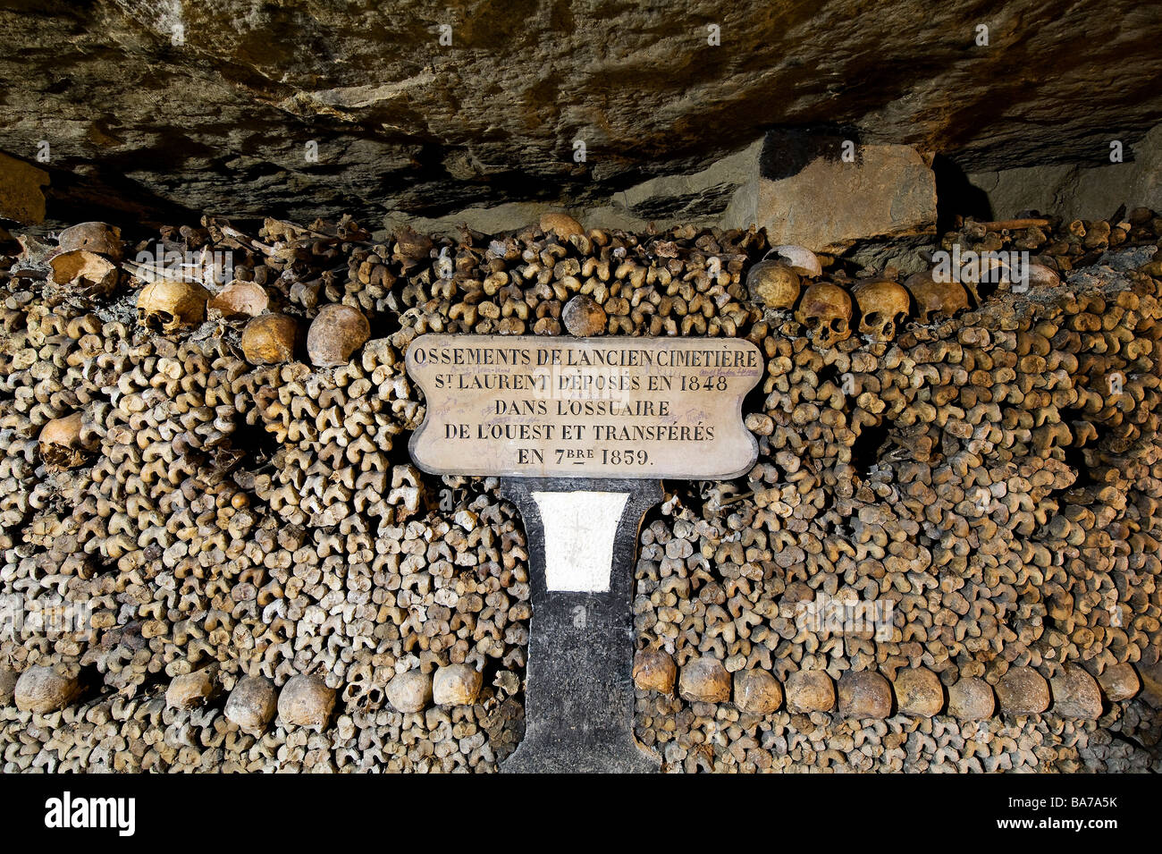 France, Paris, the bones Stock Photo Alamy