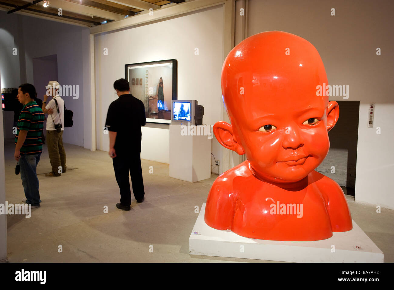China, Beijing, the Long March Gallery in Dashanzi the 798 Factory in ...