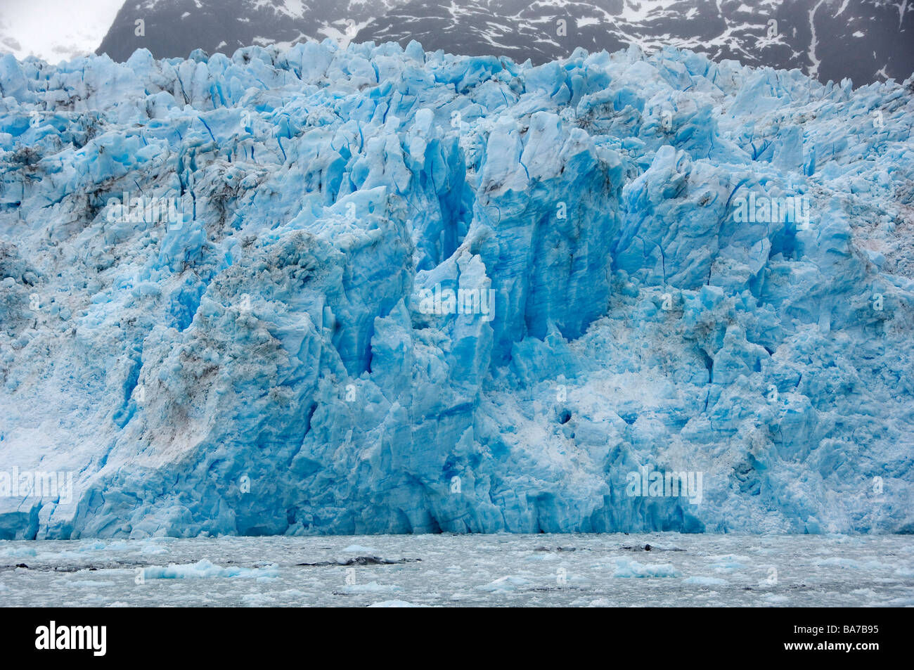 Chile, Southern Patagonia, Magellan Region, Amalia Fjord, Amalia Glacier Stock Photo
