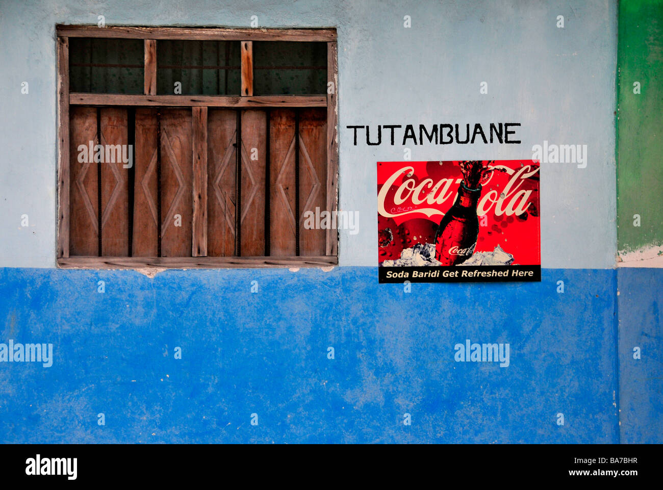 Local Shop,Jambiani Village,Zanzibar,Tanzania,Africa Stock Photo