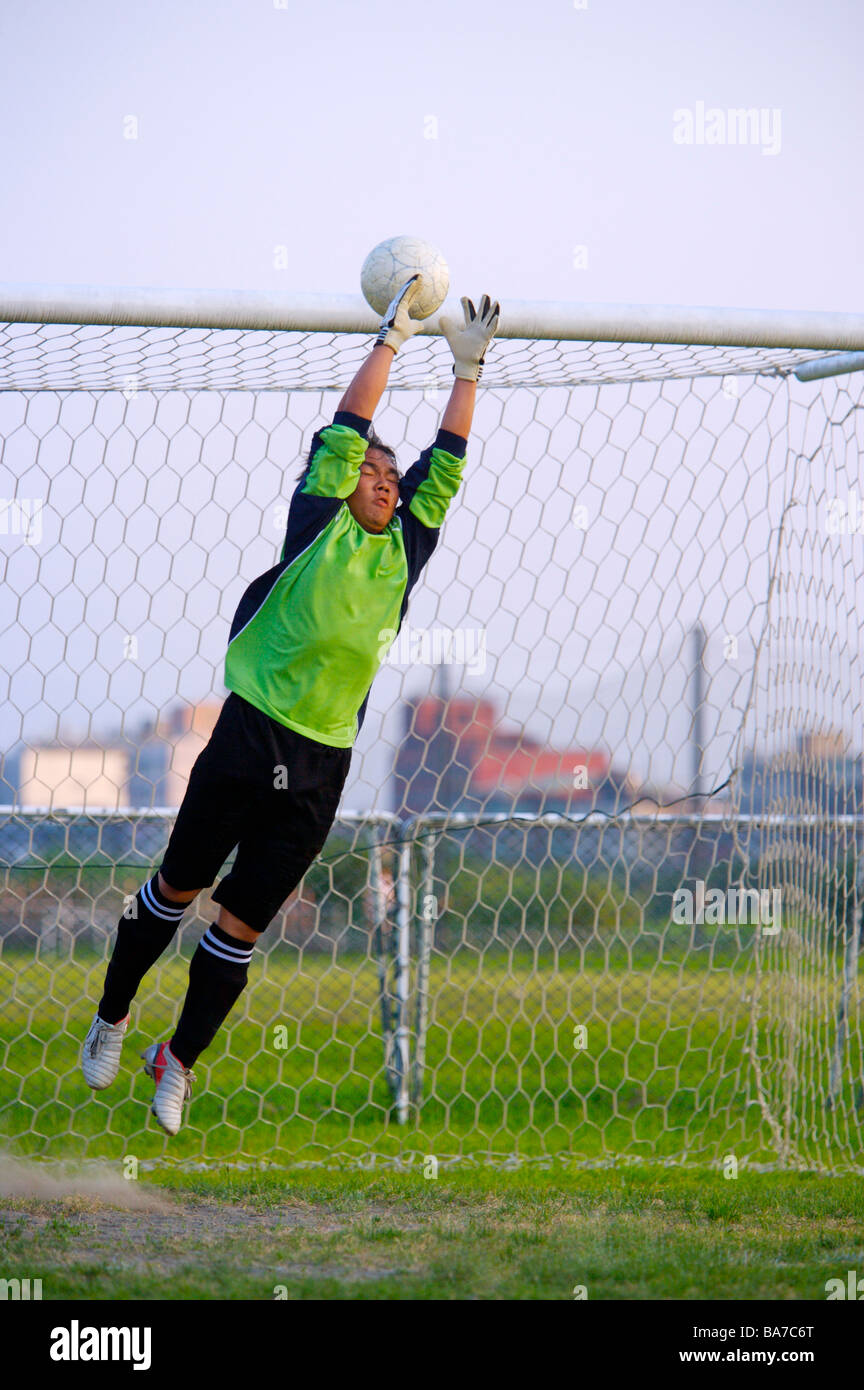 Ball football full length save hires stock photography and images Alamy