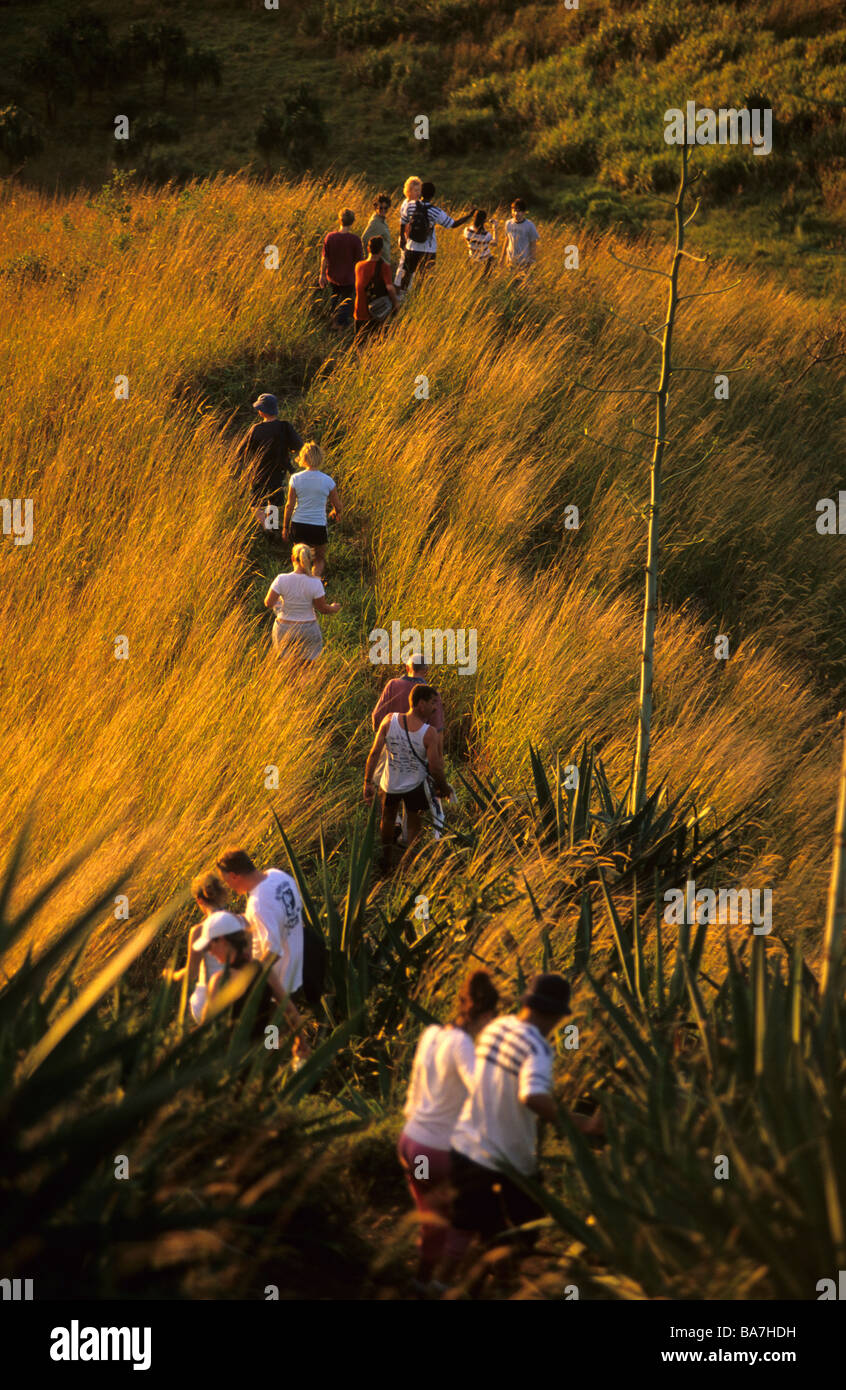 Large group of people on a hiking hi-res stock photography and images ...