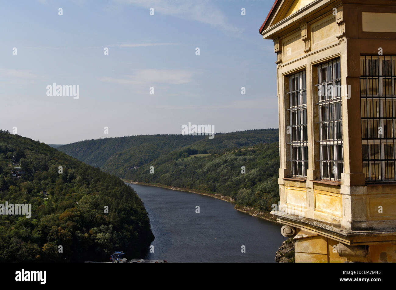 Castle above Dyji River, Znojmo, Czech Republic Stock Photo