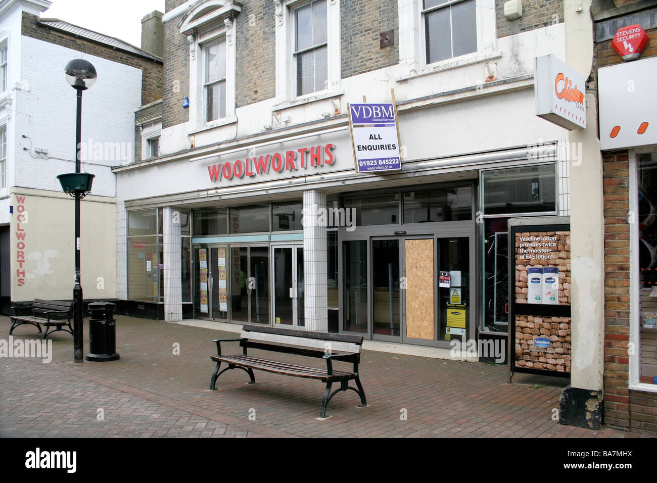 Closed down Woolworths Store in Deal Kent UK Stock Photo Alamy