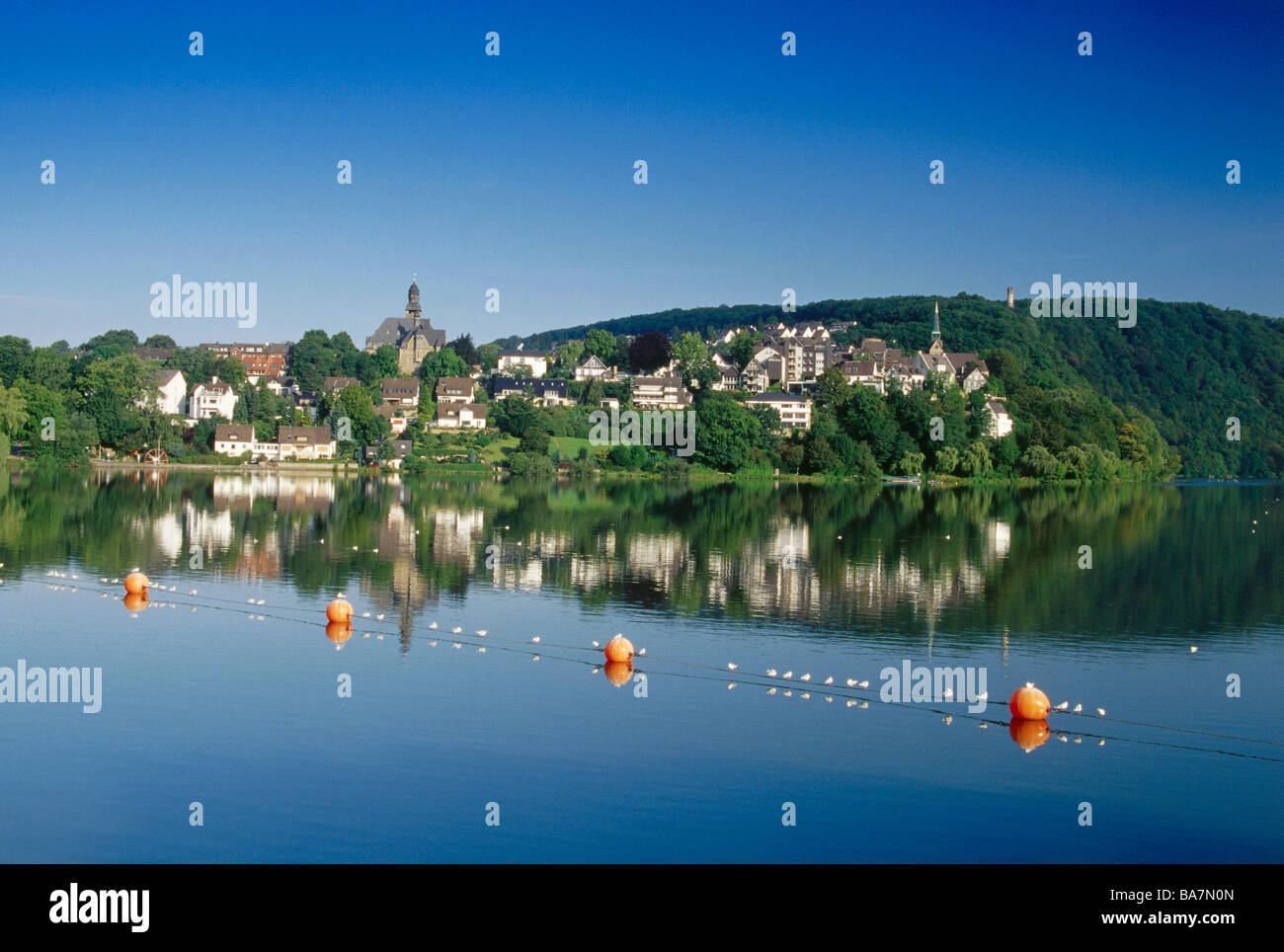 Harkort lake, Wetter, Ruhr Valley, Ruhr, Northrhine Westphalia, Germany Stock Photo