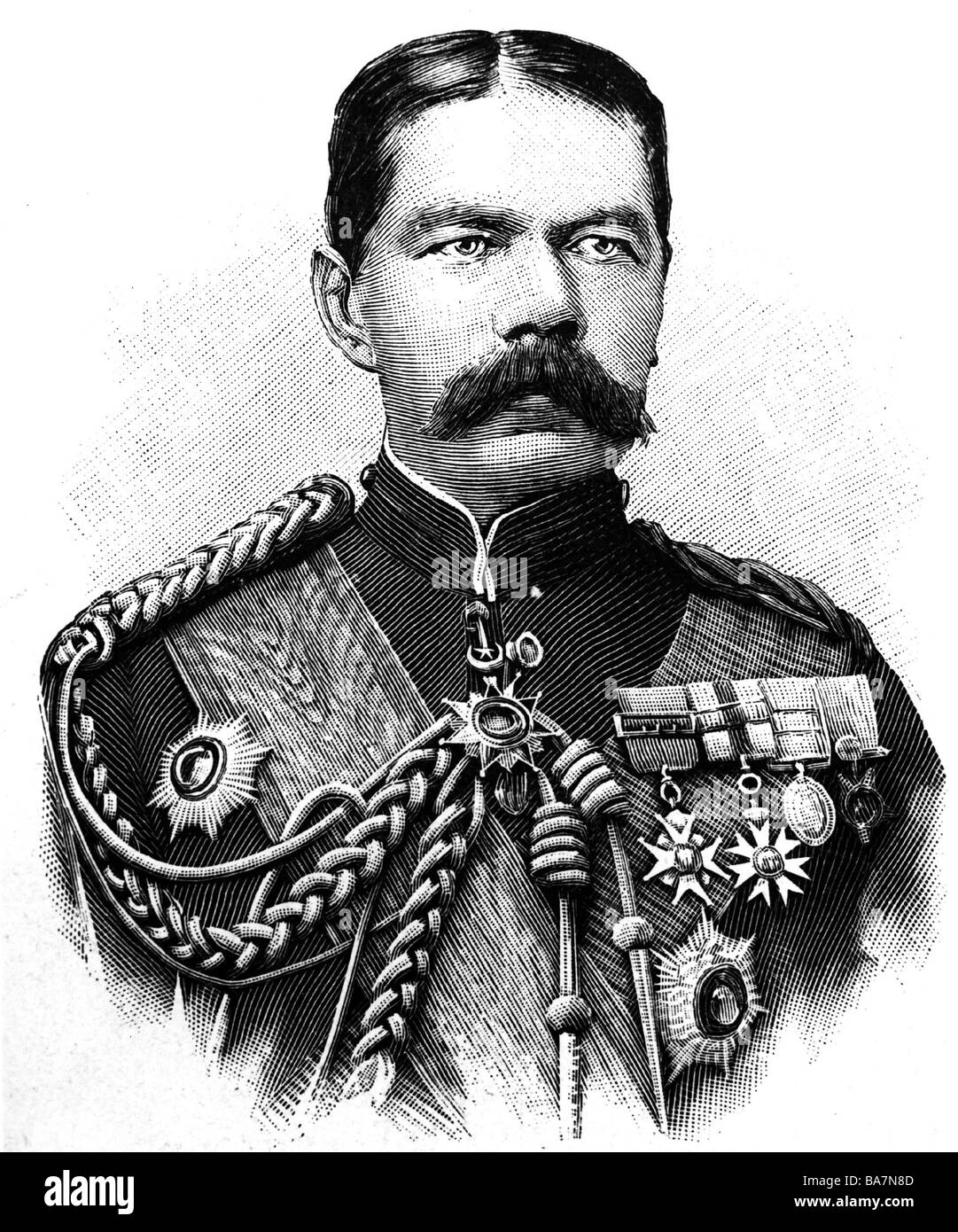 Kitchener Horatio Lord 246 1850 561916 British General Portrait 1899 BA7N8D 
