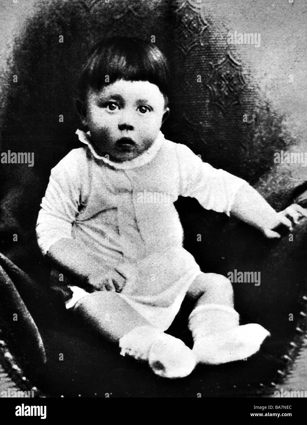 Hitler, Adolf, 20.4.1889 - 30.4.1945, German politician (NSDAP) Chancellor since 30.1.1933, junior image, photogaphy, 1889 / 1890, Stock Photo