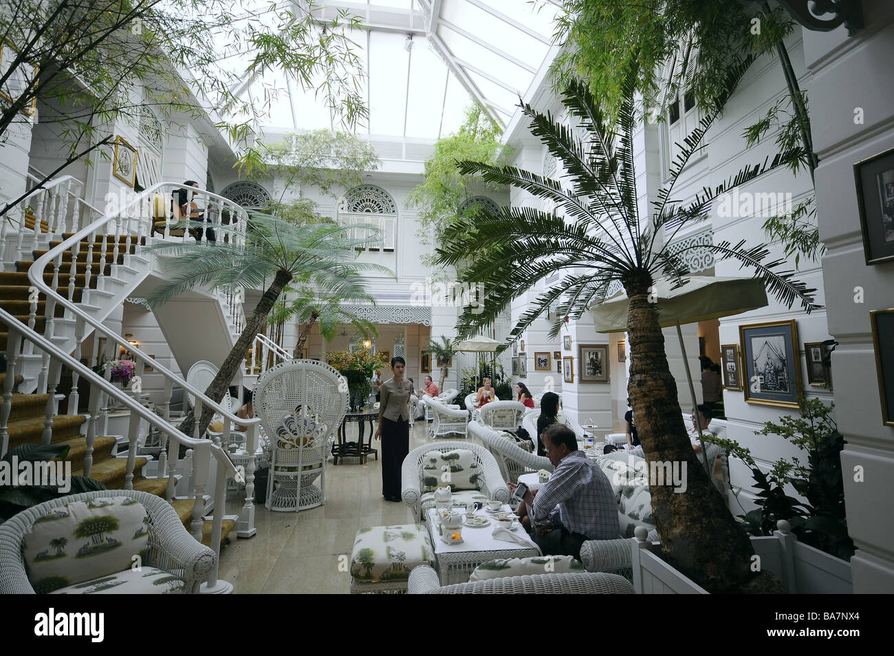 Authors Lounge The Oriental Hotel Bangkok Thailand Stock Photo Alamy