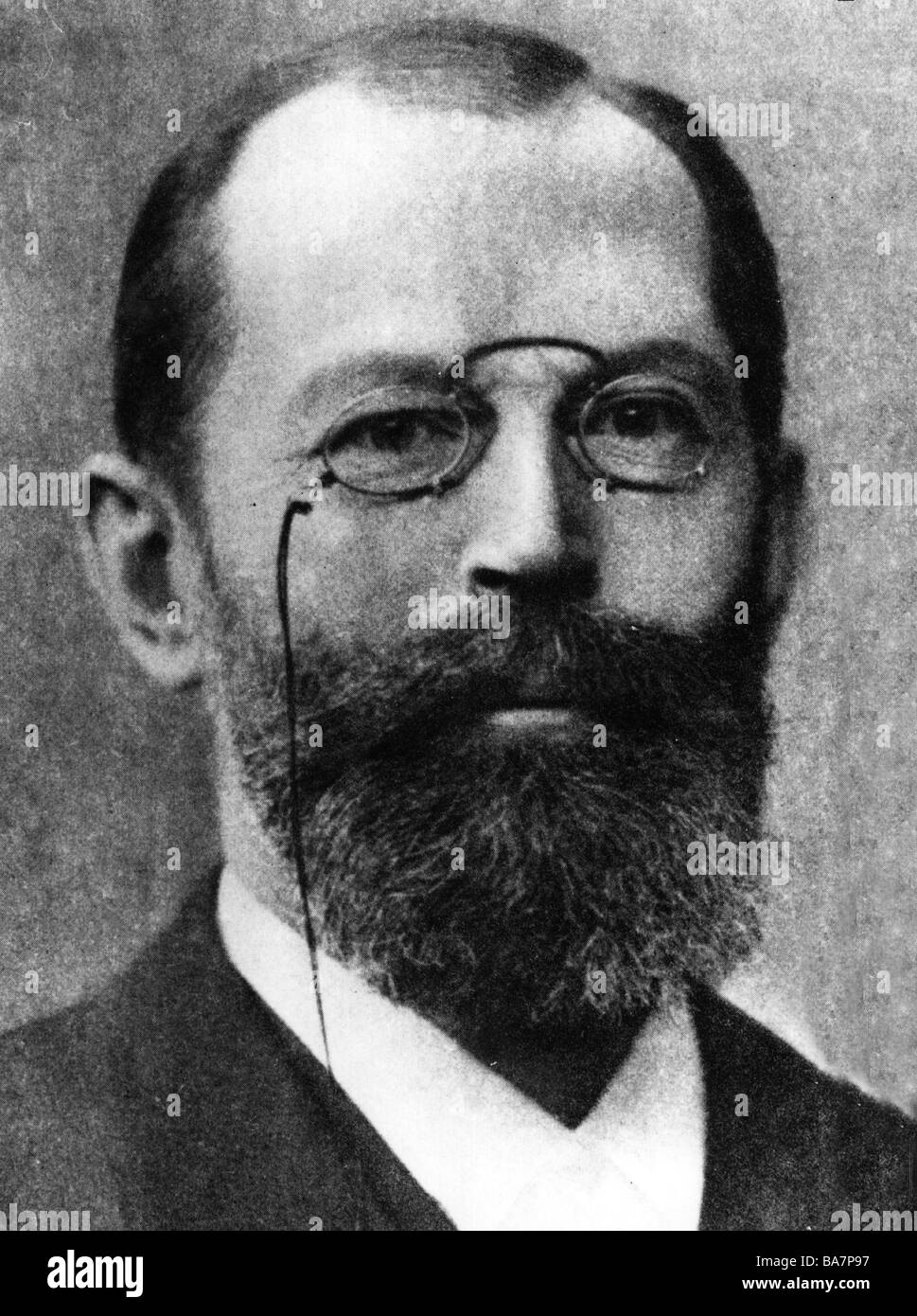Fischer, Emil, 9.10.1852 - 15.7.1919, German chemist, portrait, 1902, Stock Photo