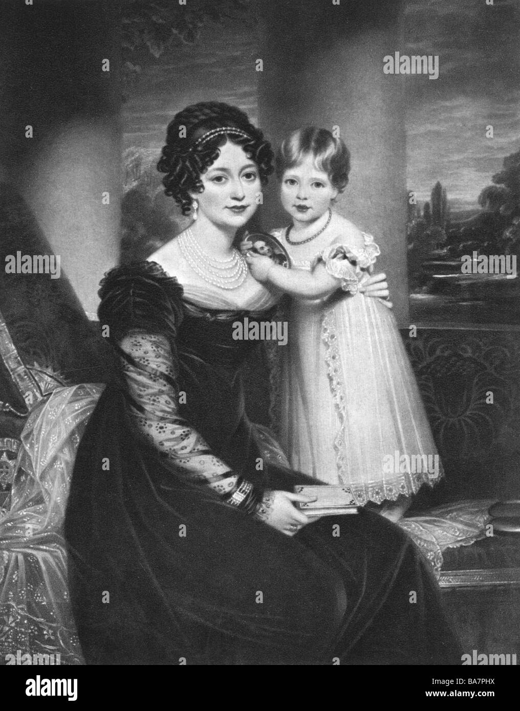 Queen victoria mother Black and White Stock Photos & Images Alamy