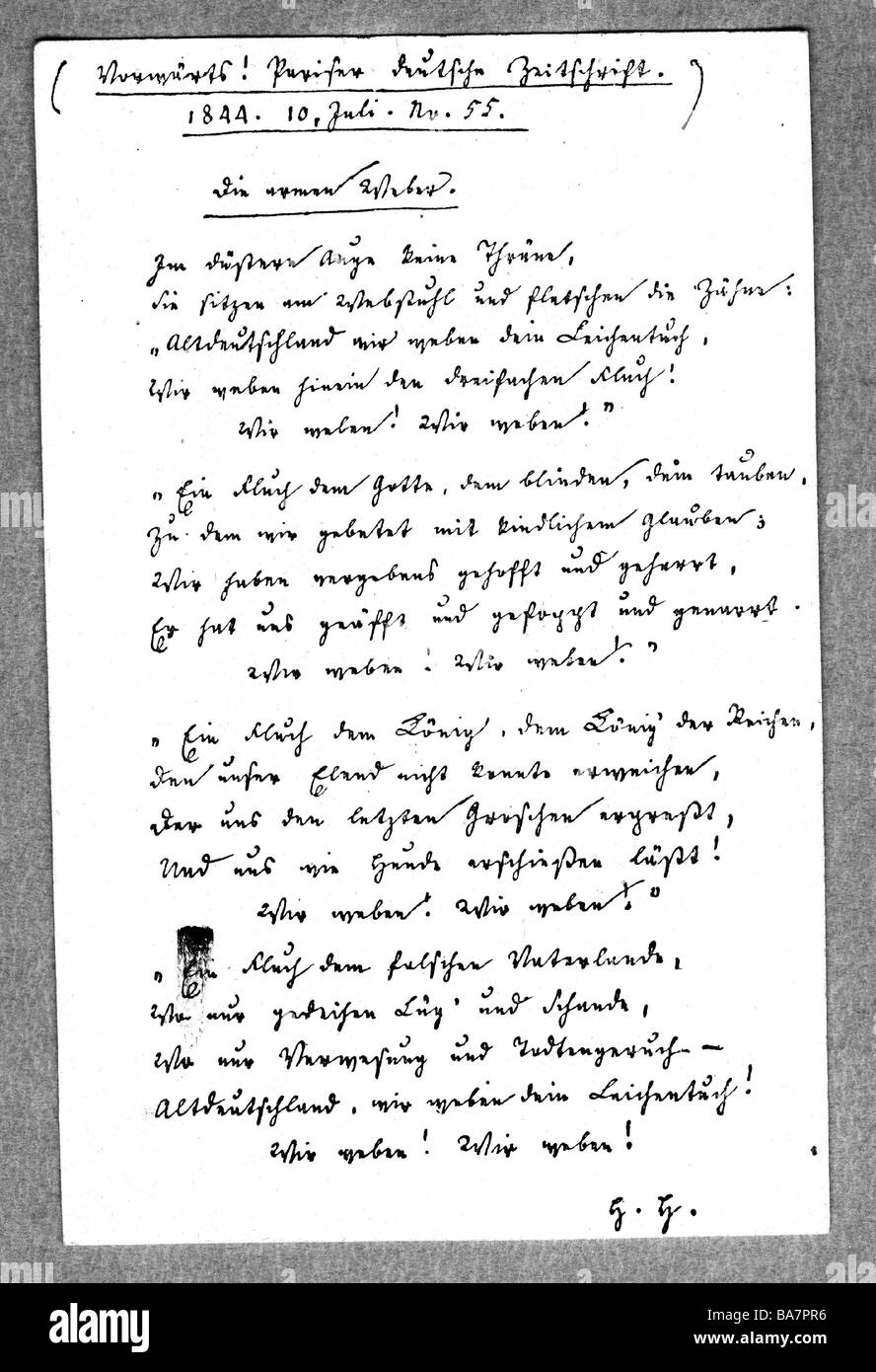 The german poems hires stock photography and images Alamy