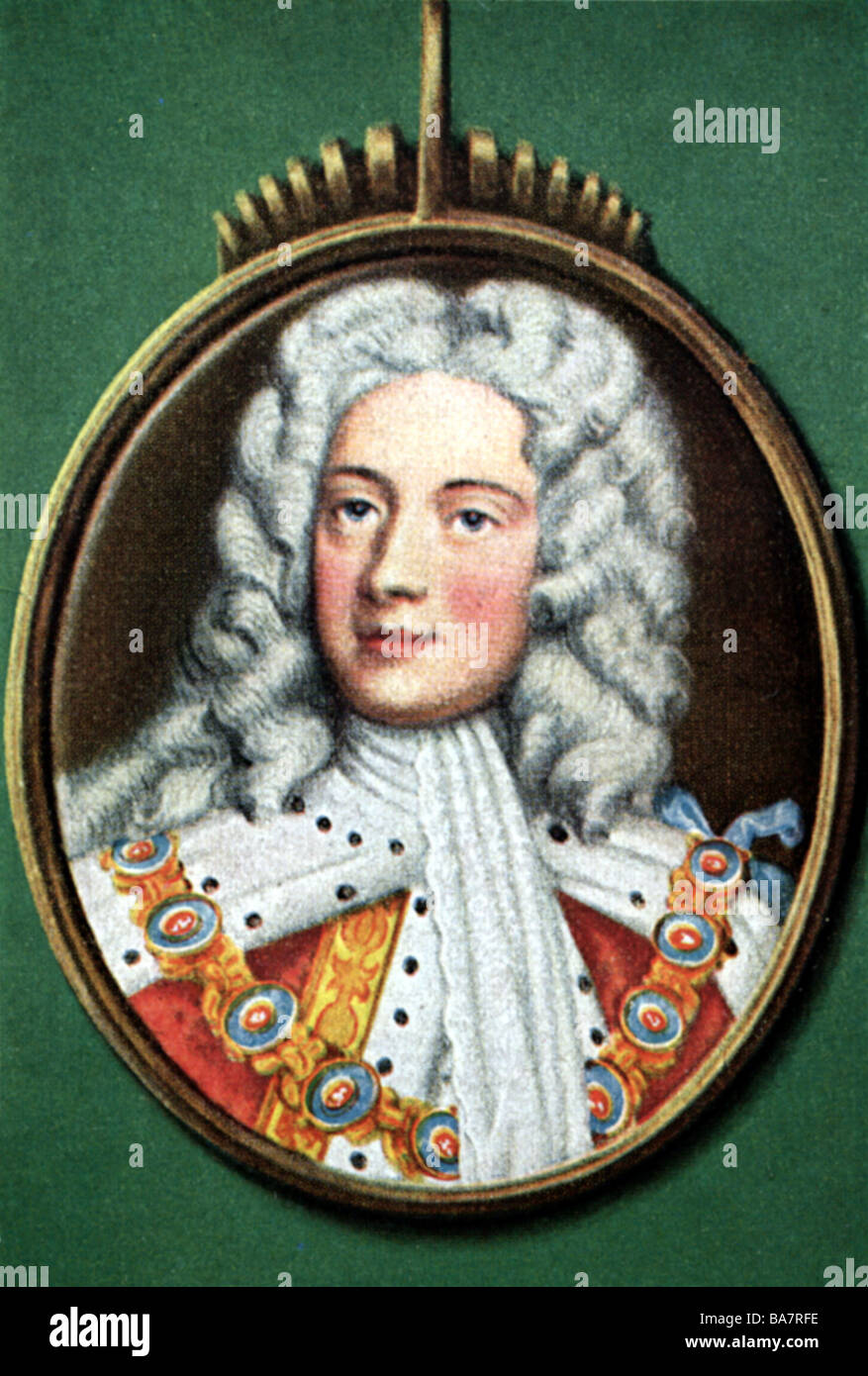 George II, 30.10.1683 - 25.10.1760, King von , Stock Photo