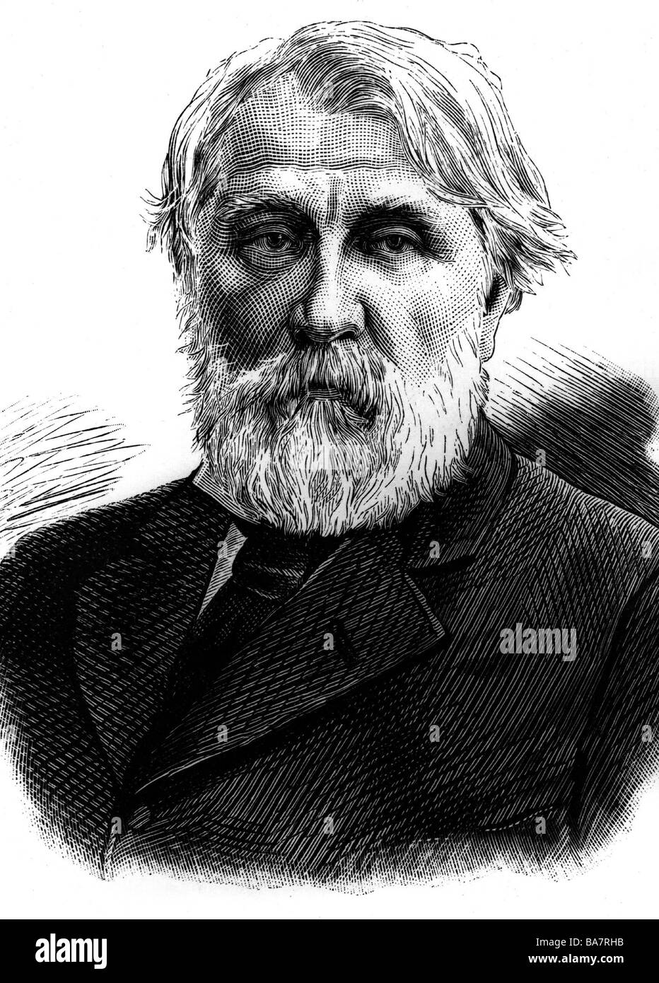 Ivan turgenev portrait Black and White Stock Photos & Images - Alamy