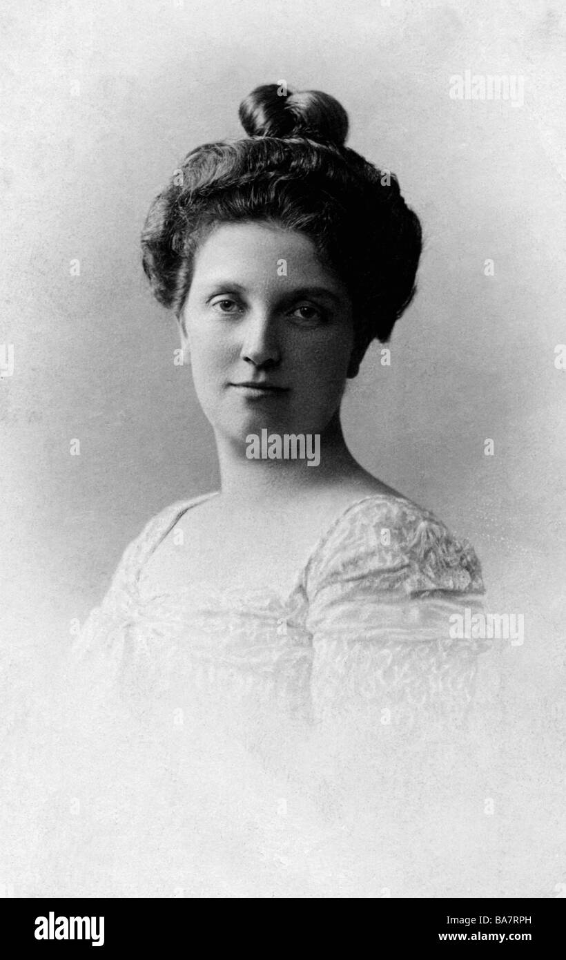 Louisa of Tuscany, 2.9.1870 - 23.3.1947, Countess Montignoso, portrait, circa 1900, , Stock Photo