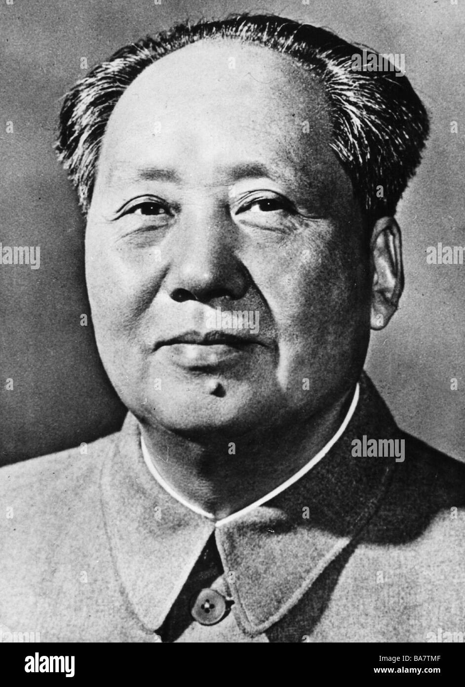 Mao Zedong, 26.12.1893 - 9.9.1976, Chinese politician and statesman, portrait, circa 1960s, Stock Photo