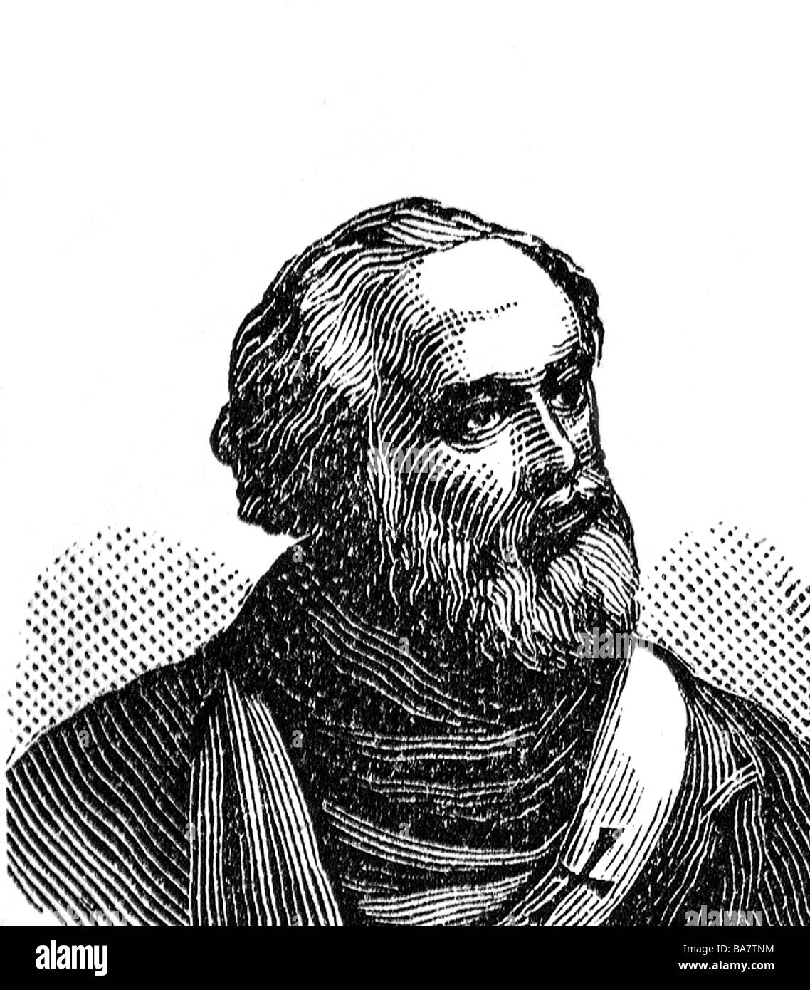 John VIII, pope 872 - 882, portrait, wood engraving, circa 1900 Stock ...