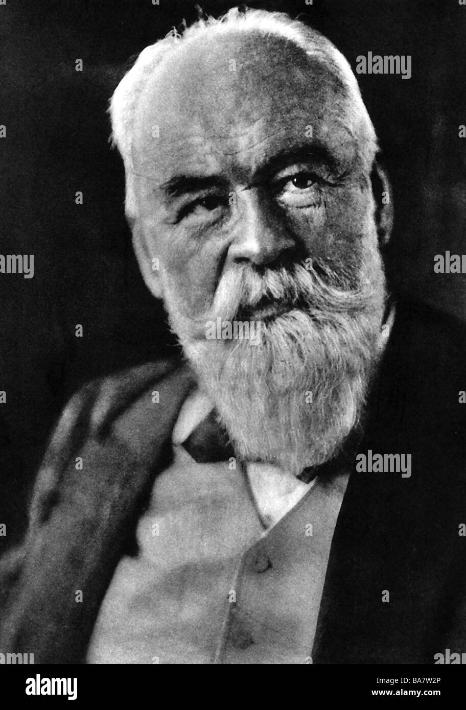 Schmoller, Gustav von, 24.6.1838 - 27.6.1917, German economist, portrait, Stock Photo