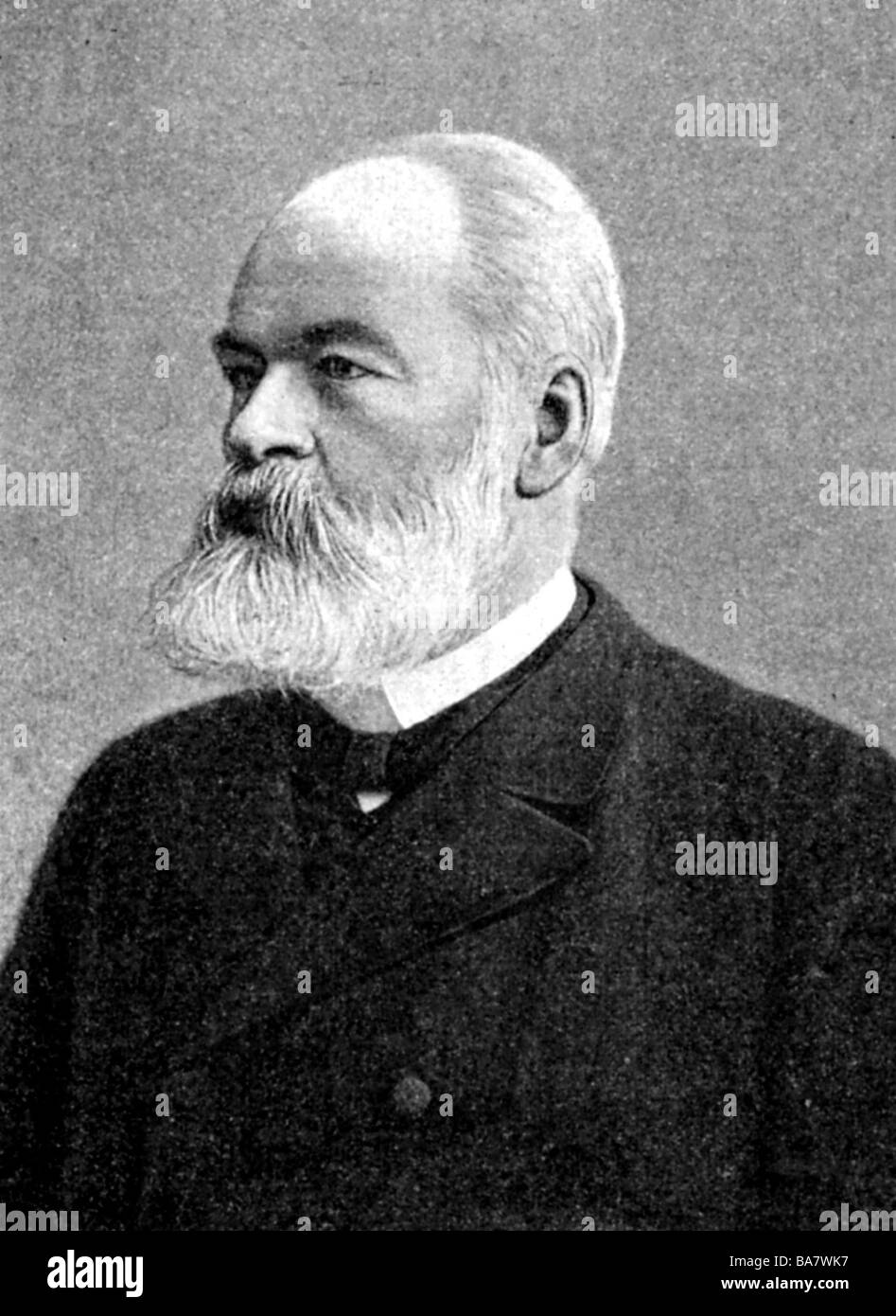 Schmoller, Gustav von, 24.6.1838 - 27.6.1917, German economist, portrait, after photo, Stock Photo