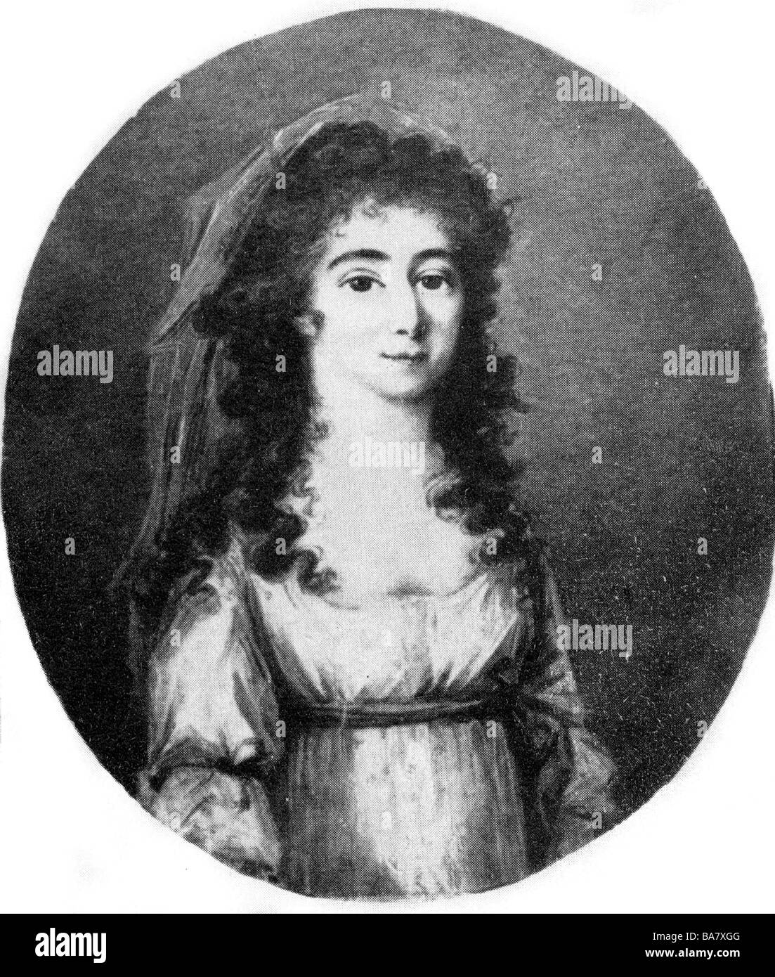 Vogel, Henriette, 1777 - 21.11.1811, friend of the poet Heinrich von ...