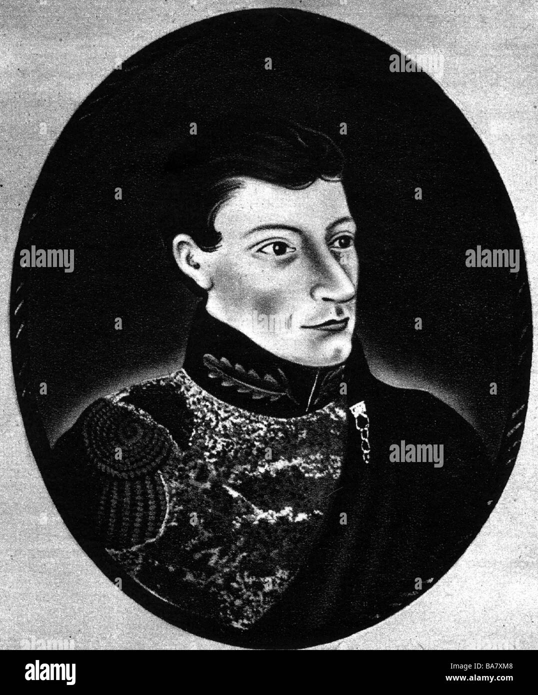 Siebold, Philipp Franz Balthasar von, 17.2.1796 - 18.10.1866, German physician, portrait, print after painting, Artist's Copyright has not to be cleared Stock Photo