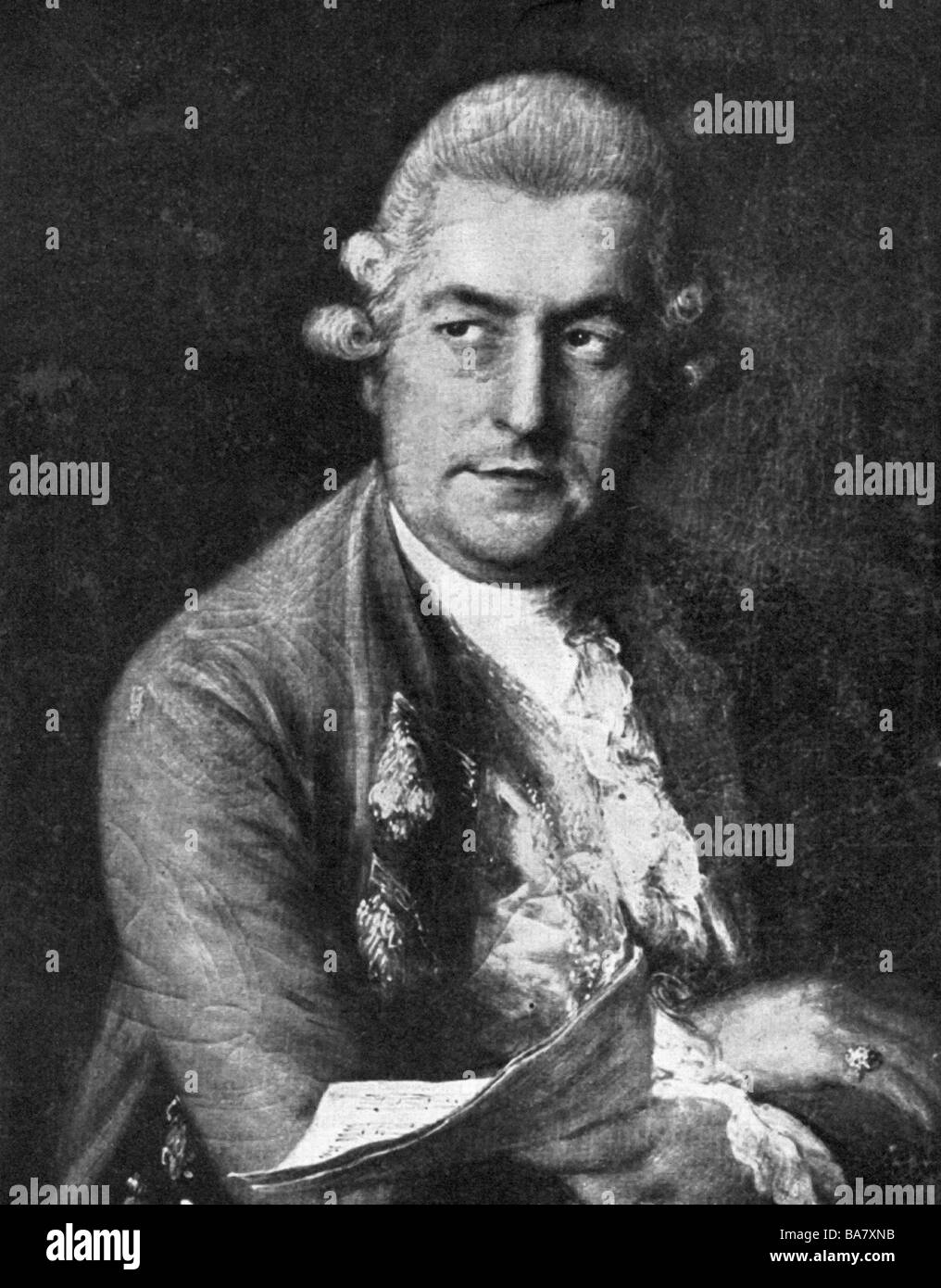 By johann christian bach Black and White Stock Photos & Images - Alamy
