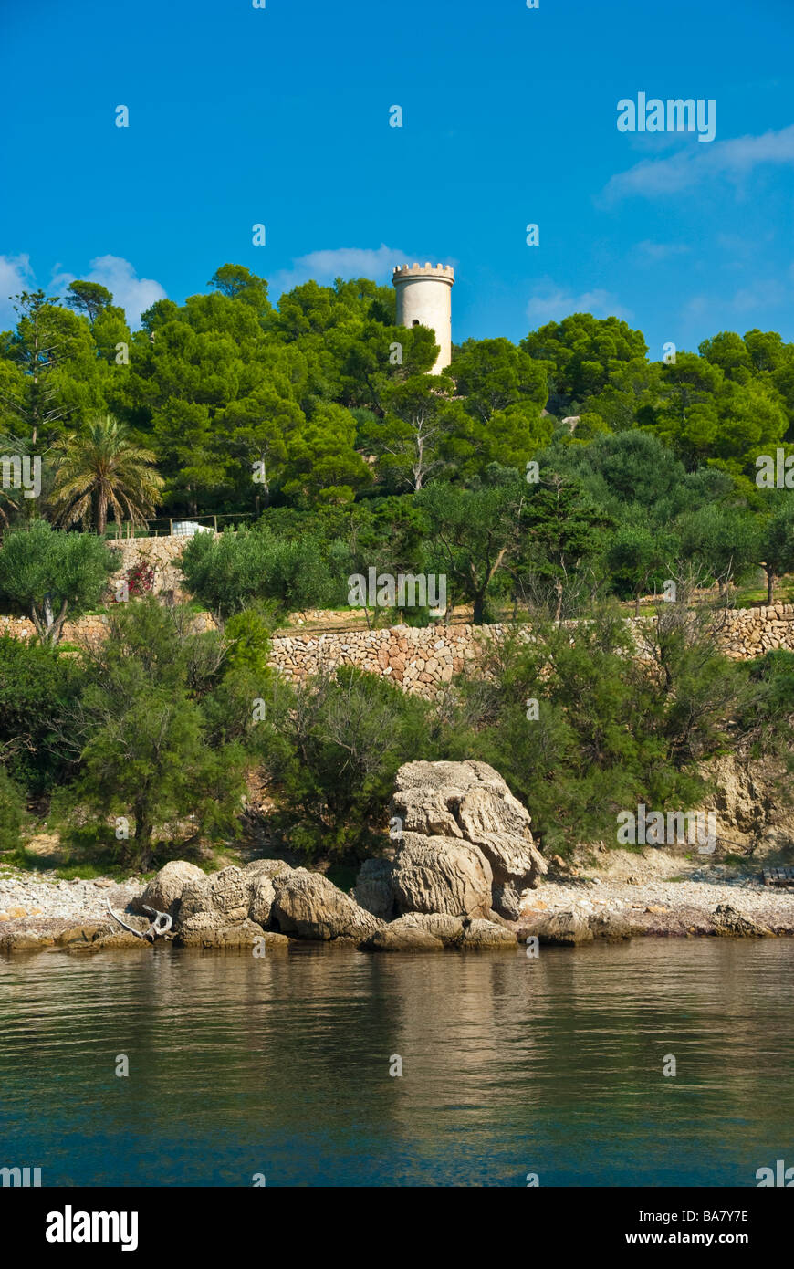 Cala Llado La Dragonera Majorca Baleares Spain Stock Photo