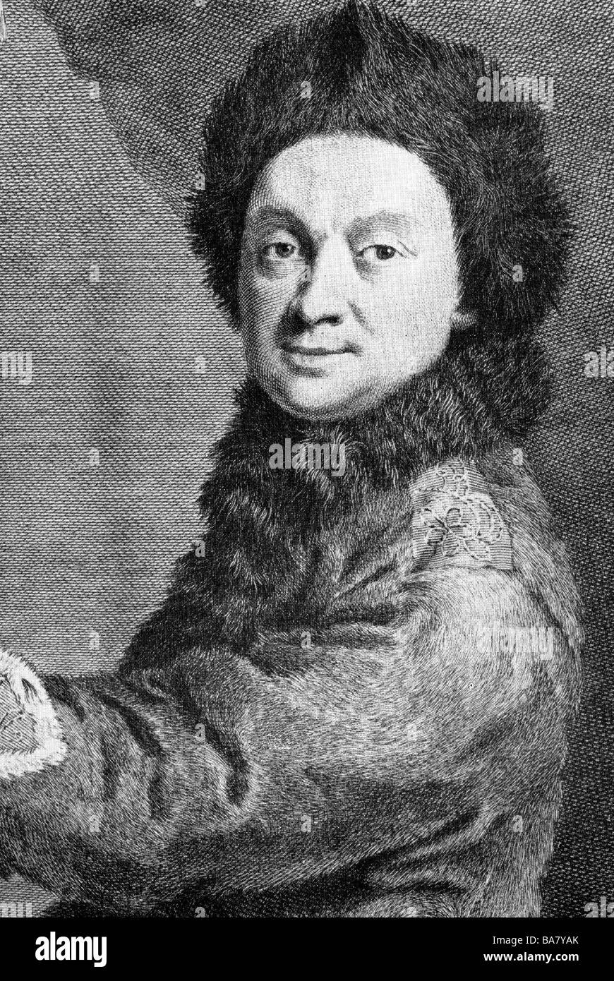 Maupertuis, Pierre Louis Moreau de, 28.9.1698 - 27.7.1759, French ...