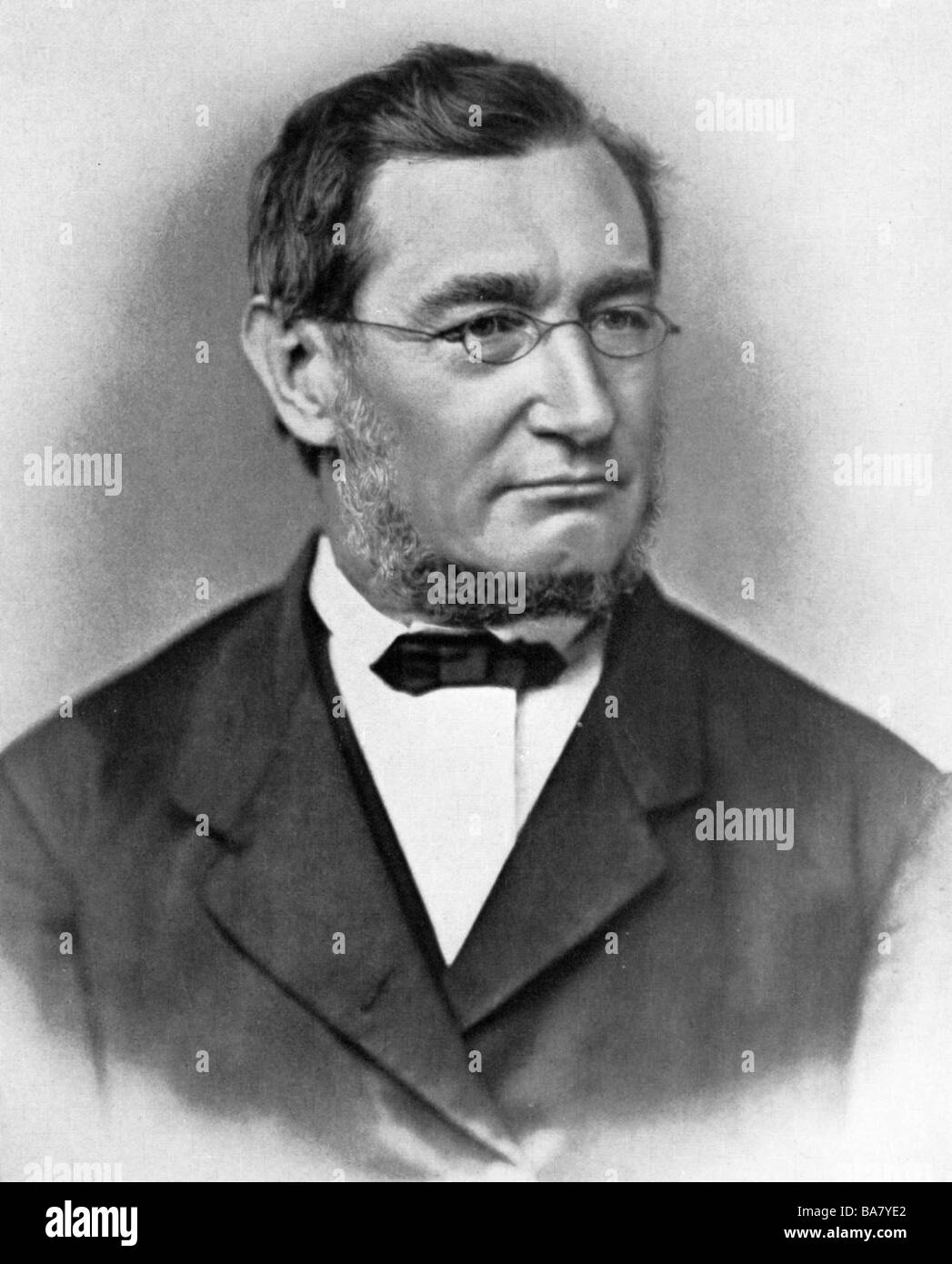 Mayer, Julius Robert von, 25.11 1814 - 20.3.1878, German medic / physician and scientist (physicist), portrait, 19th century, , Stock Photo