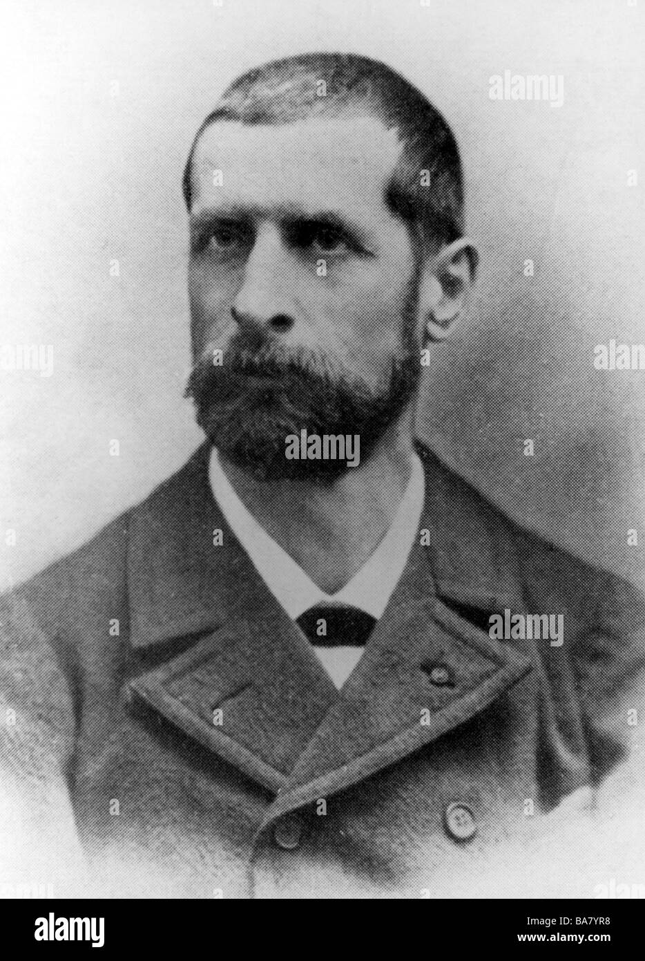 Yersin, Alexandre John, 22.9.1863 - 2.3.1943, French scientist (bacteriologist), portrait, circa 1900, Stock Photo