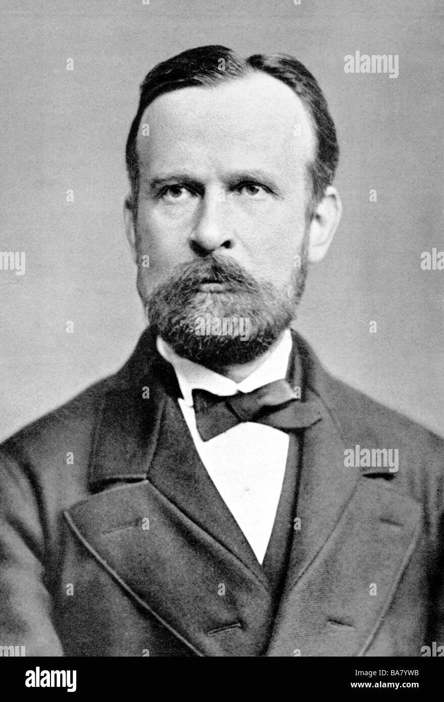 Richthofen, Ferdinand Freiherr von, 5.5.1833 - 6.10.1905, German Stock ...