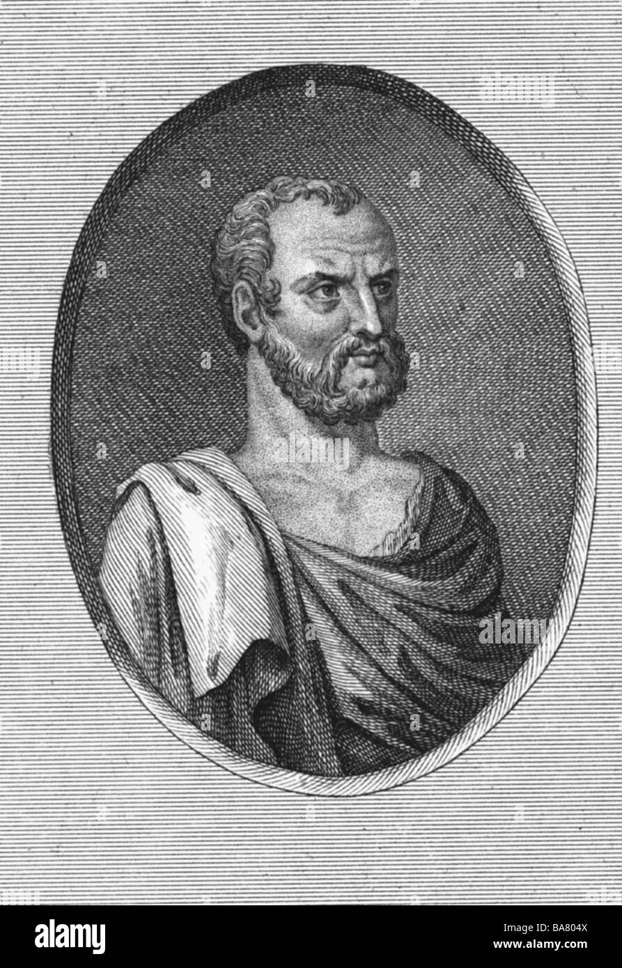 Theophrastus of Eressos, circa 371 - 287 BC, Greek philosopher ...