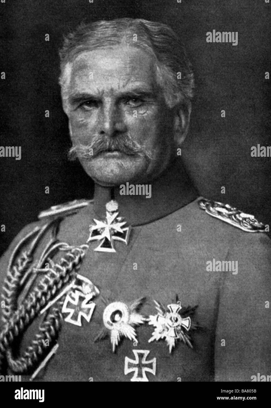 Mackensen, August von, 6.12. 1849 - 8.11.1945, German general, portrait, 1915, , Stock Photo