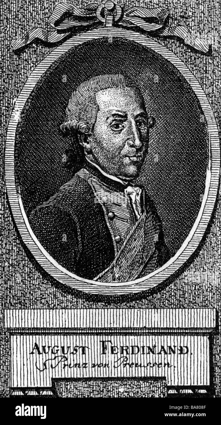 August Ferdinand, 23.5.1730 2.5.1815, Prince of Prussia, Grand Master