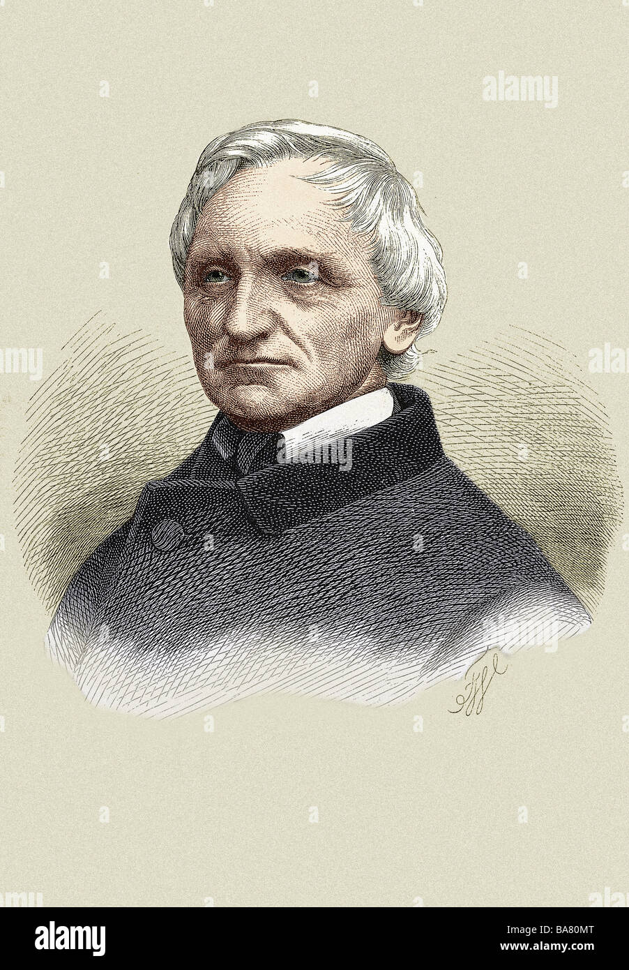 John, 12.12.1801 - 29.10.1873, King of Saxony 1854 - 1873, portrait, wood engraving after drawing by J. Weiss, 1872, later coloured, Stock Photo