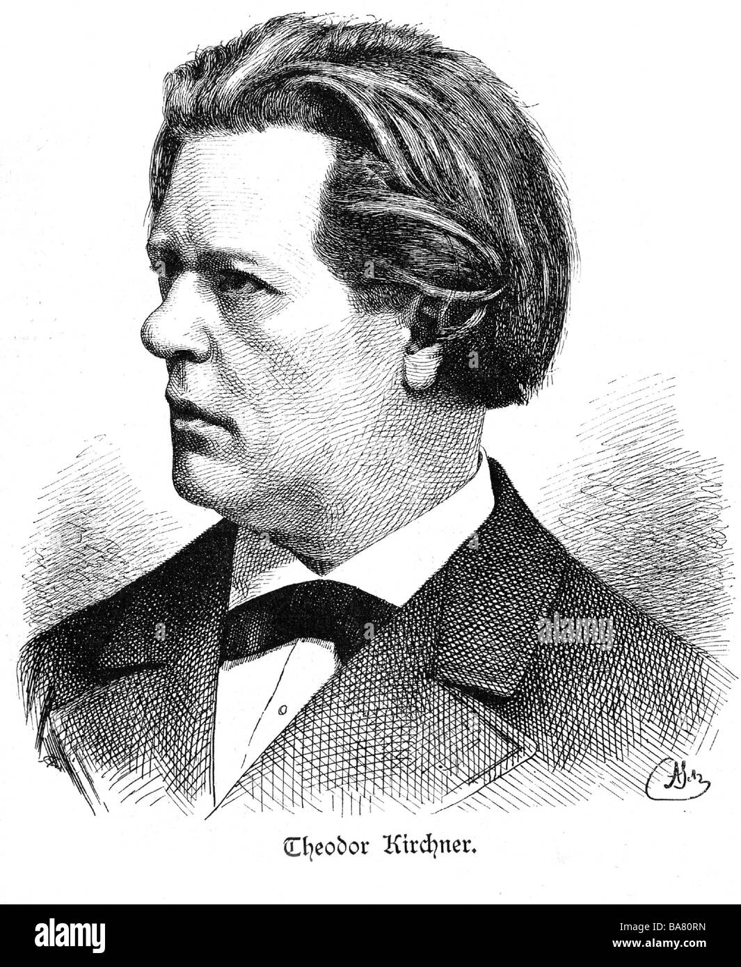 Kirchner, Theodor, 10.10.1823 18.09.1903, German composer, portrait