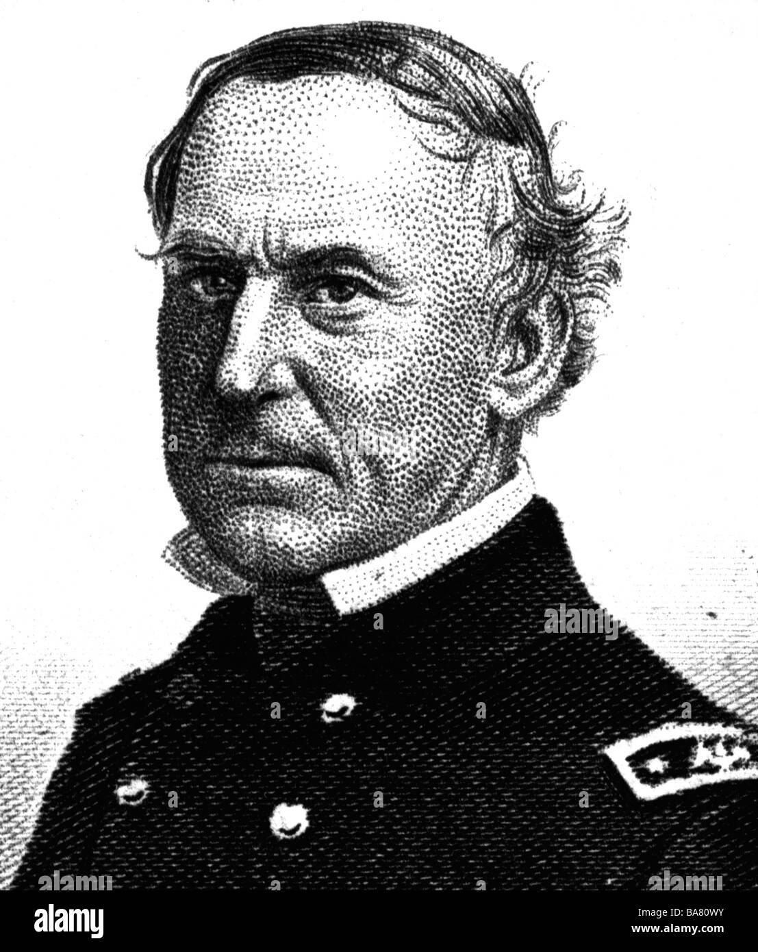 Farragut, David Glasgow, 5.7.1801 14.8.1870, US admiral, portrait