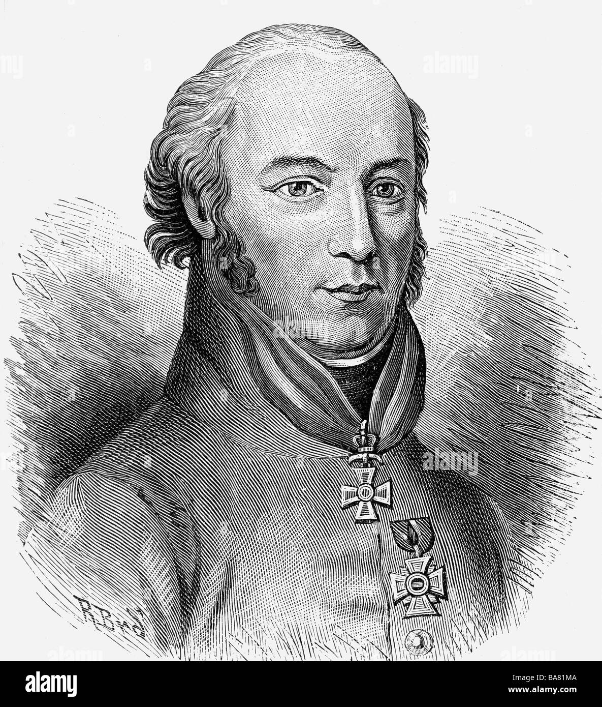 Chasteler de Courcelles, Johann Gabriel du, 22.1.1763 7.5.1825